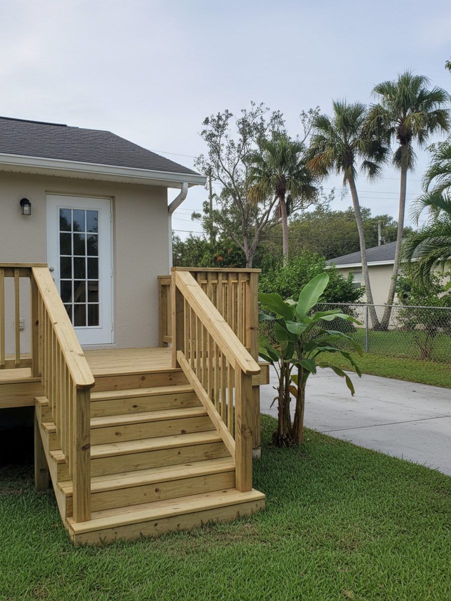 Deck Staining & Sealing completed by Genesis Deck Solutions in Hialeah, FL