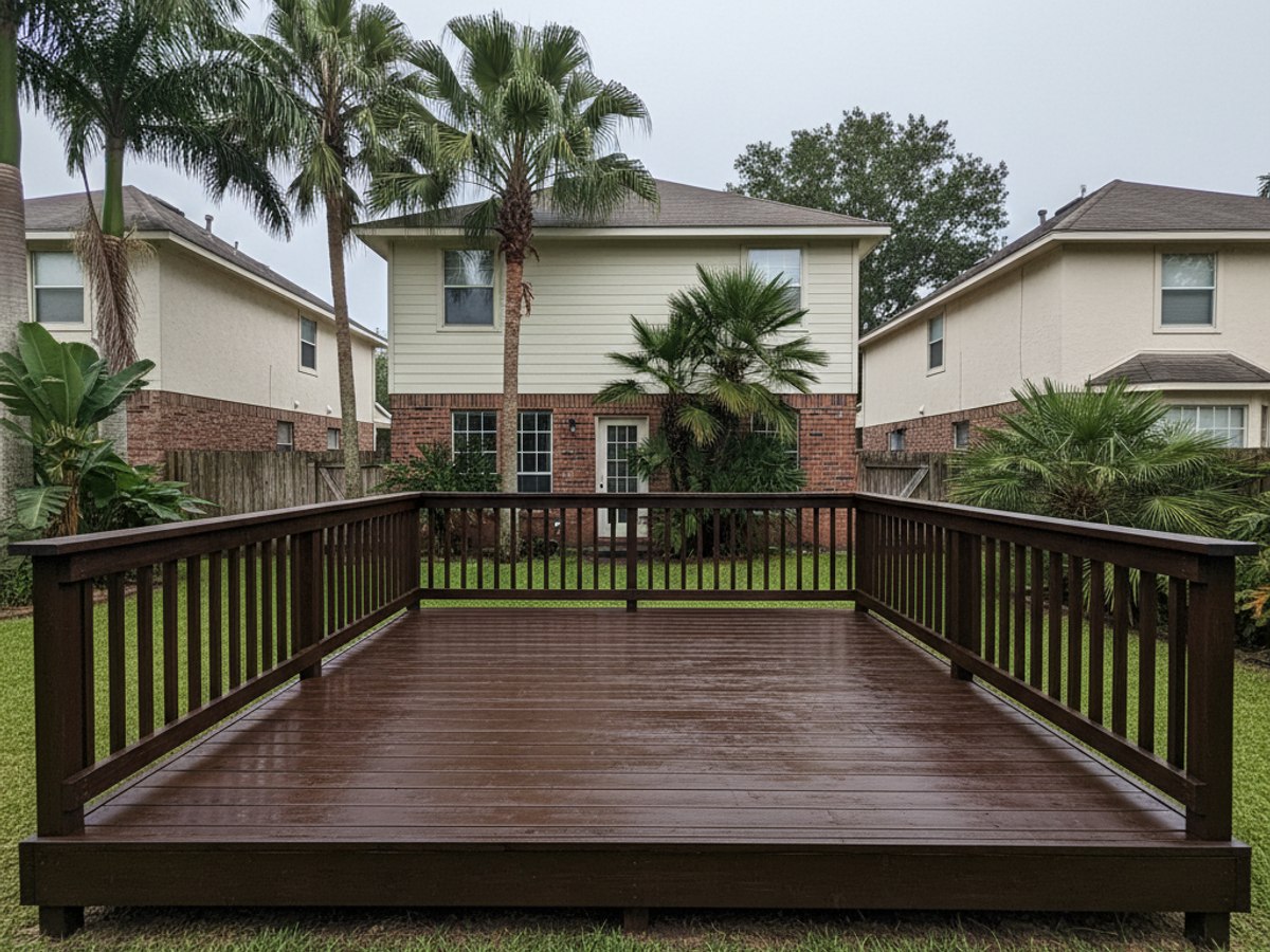Deck Railing Installation & Repair completed by Genesis Deck Solutions in Miramar, FL