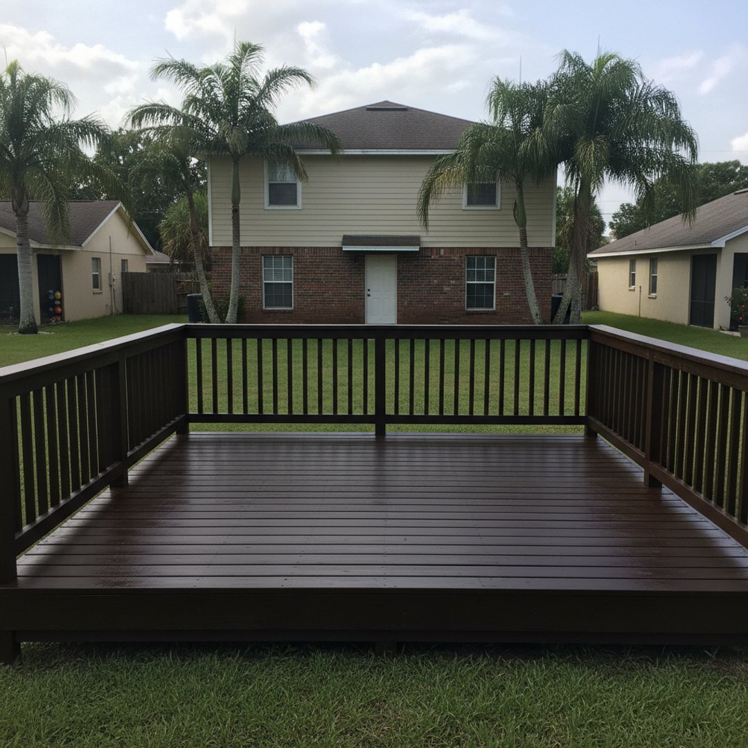 Composite Decking Installation completed by Genesis Deck Solutions in Fort Lauderdale, FL