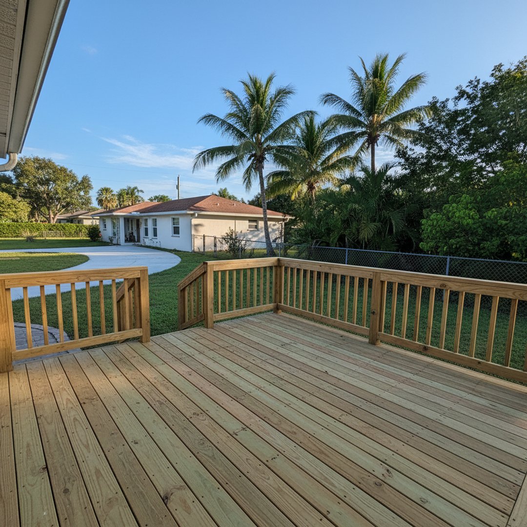 Deck Resurfacing completed by Genesis Deck Solutions in Miramar, FL